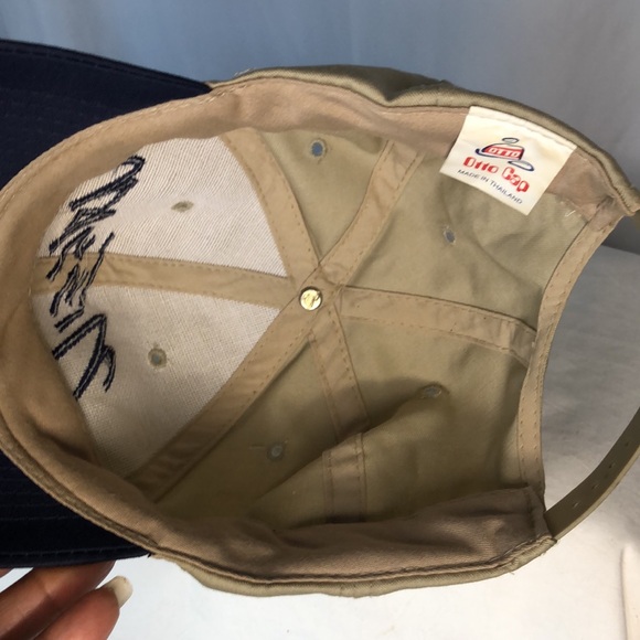 OTTO CAP NISSAN tan and blue baseball cap. Made in Thailand. - Picture 8 of 9